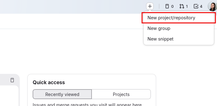 Add New project/repository